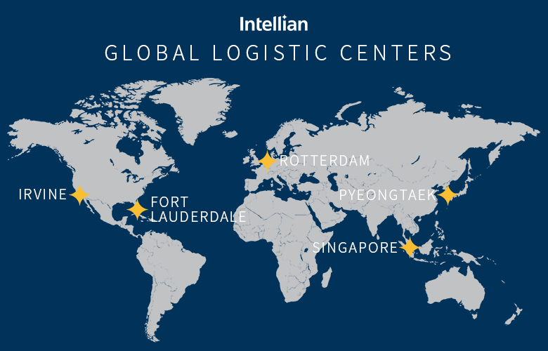 Global logistic centers - intellian