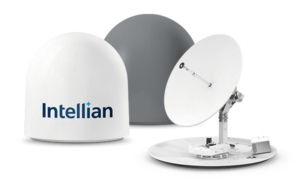 Système d'antenne marine Intellian v85NX VSAT - Africa Satellite