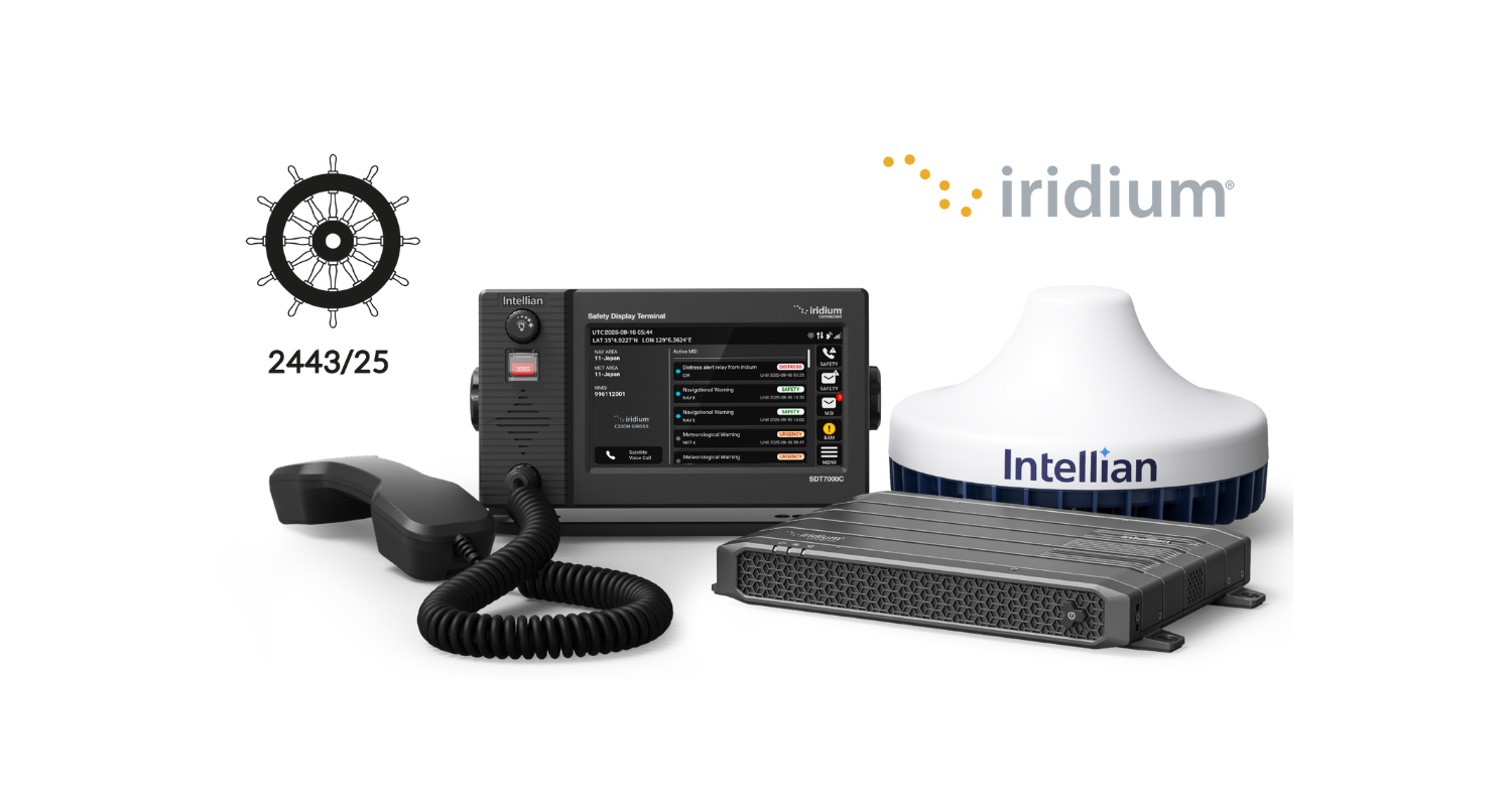 Intellian Launches two Iridium Certus GMDSS Systems, Empowering Mariners with Iridium's Truly Global Safety Service